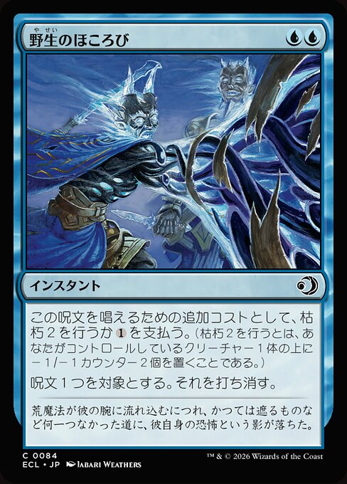 Détissage sauvage (Wild Unraveling) - Lorwyn Eclipsed (#84) - Illustrated by Jabari Weathers - Magic: The Gathering Card