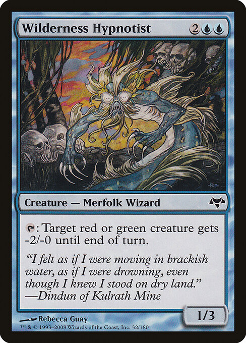 Hypnotiseur des Wilden (Wilderness Hypnotist) - Eventide (#32) - Illustrated by Rebecca Guay - Magic: The Gathering Card