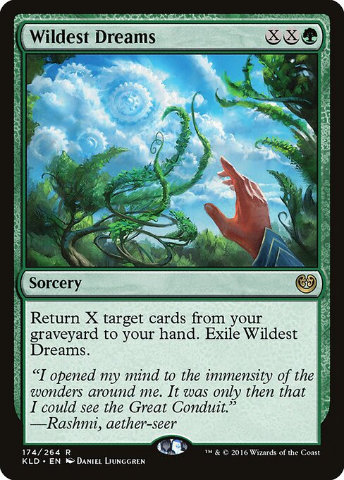 Wildest Dreams - Kaladesh (#174) - Illustrated by Daniel Ljunggren - Magic: The Gathering Card