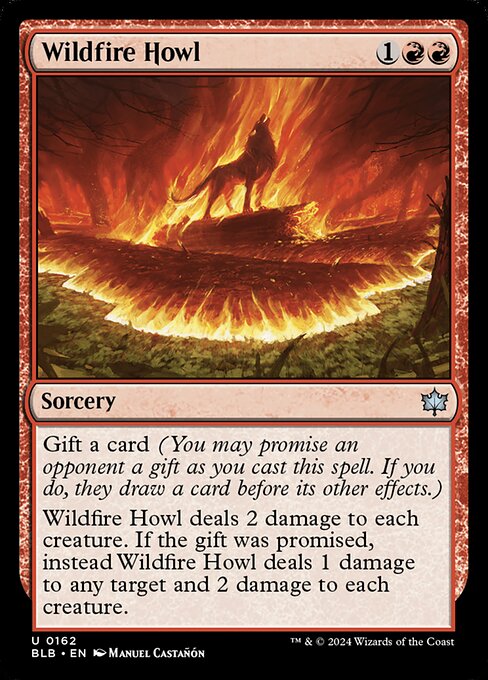 Wildfire Howl art by Manuel Castañón