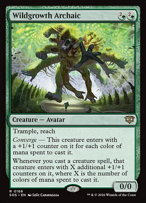 Wildgrowth Archaic - Secrets of Strixhaven Magic card