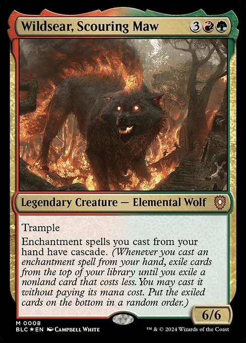 Wildsear, Scouring Maw - Bloomburrow Commander Magic card