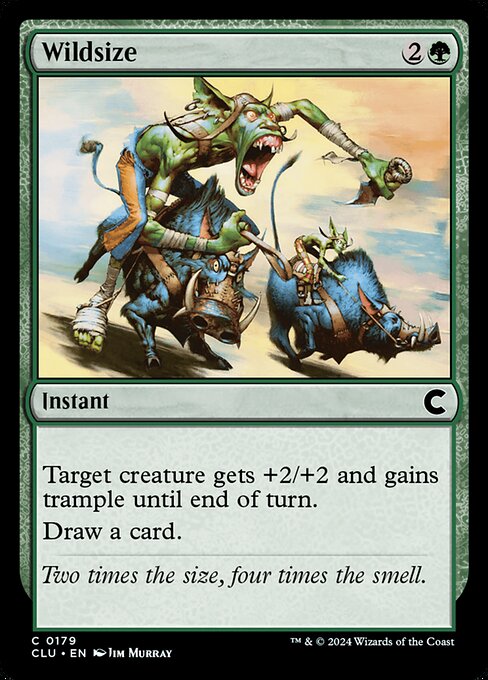 Wildsize - Ravnica: Clue Edition Magic card