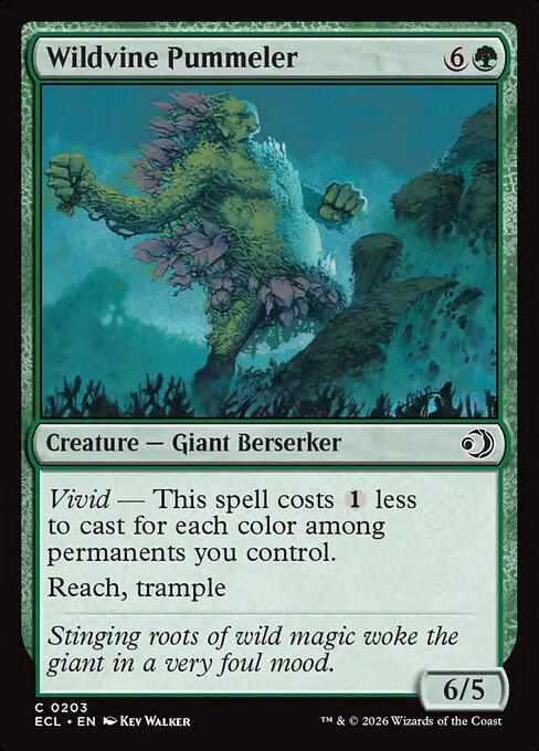 Wildvine Pummeler - Lorwyn Eclipsed Magic card
