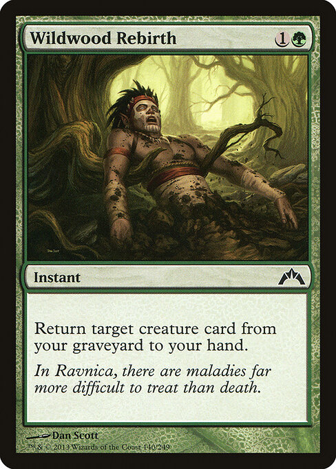 Wildwood Rebirth - Gatecrash Magic card