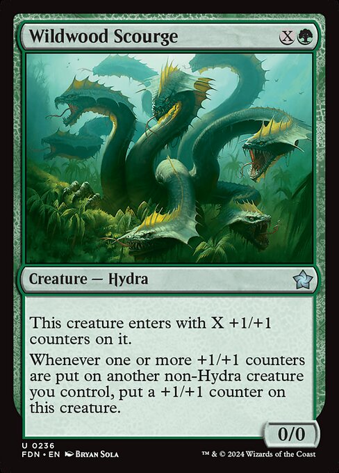 Wildwood Scourge - Foundations Magic card
