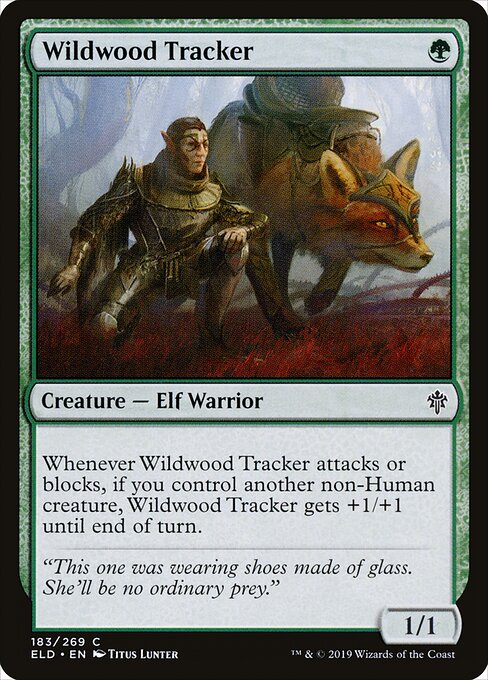 Wildwood Tracker - Throne of Eldraine Magic card