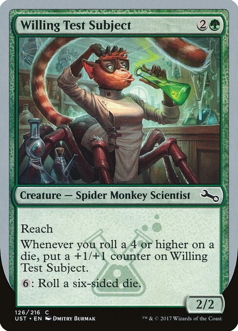 Willing Test Subject - Unstable Magic card