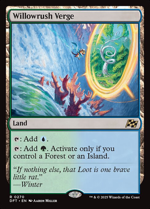 Willowrush Verge - Aetherdrift Magic card