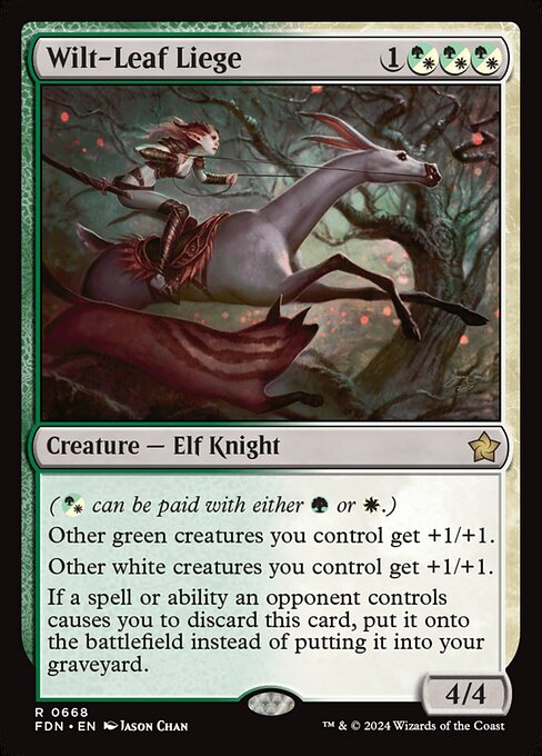 Wilt-Leaf Liege - Foundations Magic card