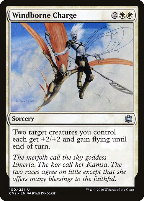 Windborne Charge - Conspiracy: Take the Crown Magic card