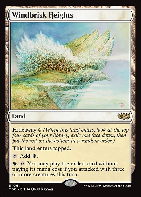 Windbrisk Heights - Tarkir: Dragonstorm Commander Magic card