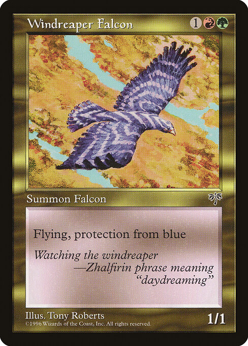 Windreaper Falcon - Mirage Magic card