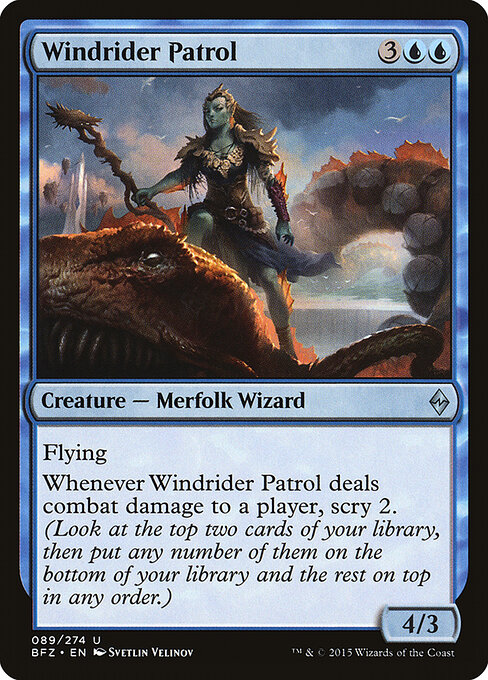 Windrider Patrol - Battle for Zendikar Magic card