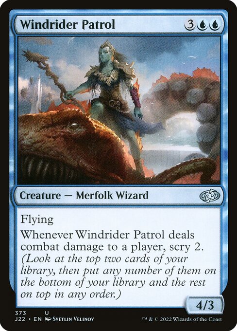 Pattuglia Solcabrezza (Windrider Patrol) - Jumpstart 2022 (#373) - Illustrated by Svetlin Velinov - Magic: The Gathering Card