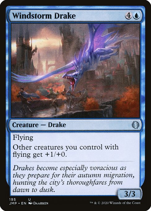 Windstorm Drake - Jumpstart Magic card