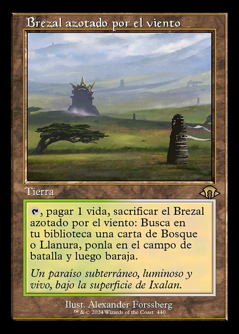 Windswept Heath - World Championship Decks 2004 (#jn328) - Illustrated by Anthony S. Waters - Magic: The Gathering Card
