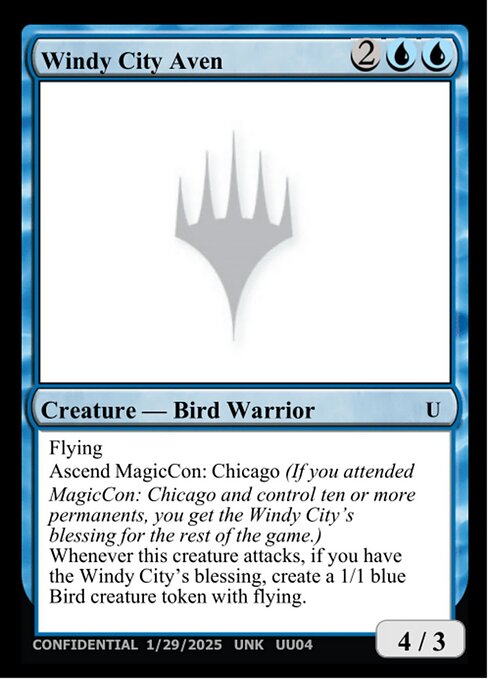 Windy City Aven - Unknown Event (#UU04a) - Magic: The Gathering Card