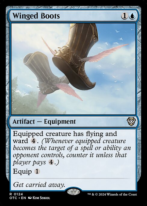 Winged Boots - Outlaws of Thunder Junction Commander Magic card