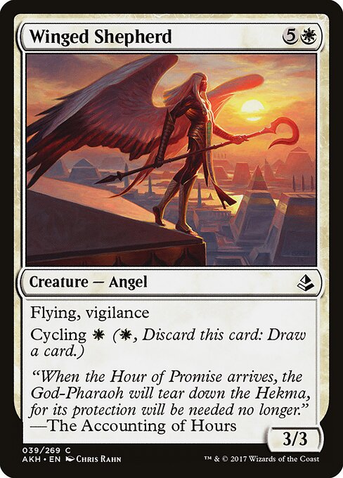 Winged Shepherd - Amonkhet Magic card