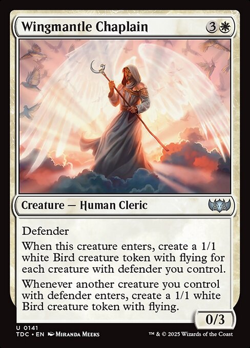Wingmantle Chaplain - Tarkir: Dragonstorm Commander Magic card