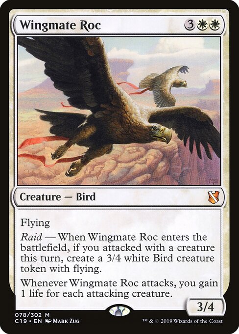 Wingmate Roc - Commander 2019 Magic card