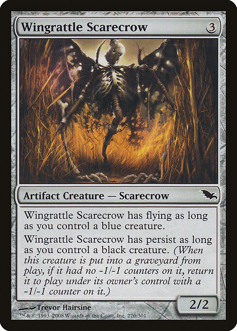 Wingrattle Scarecrow - Shadowmoor Magic card