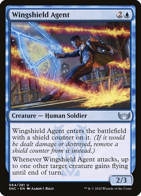 Wingshield Agent - Streets of New Capenna Magic card