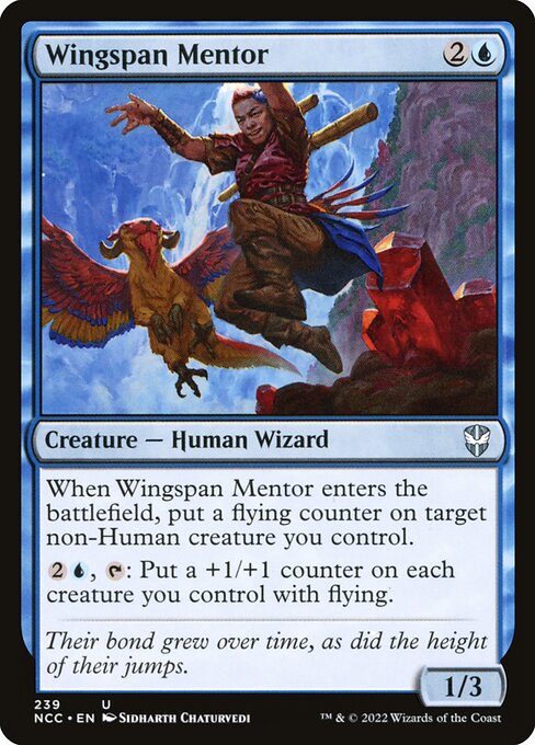 Wingspan Mentor - New Capenna Commander Magic card