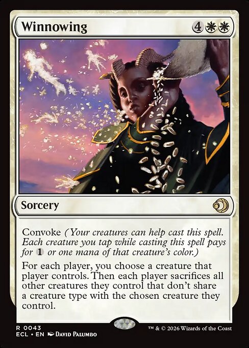 Winnowing - Lorwyn Eclipsed Magic card