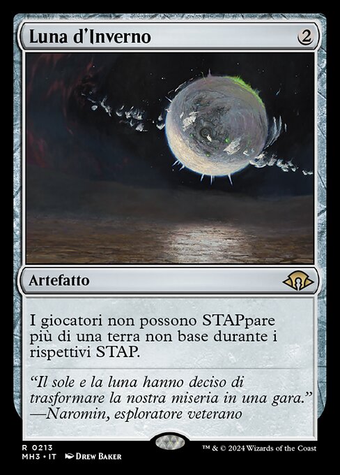冬の月 (Winter Moon) - Modern Horizons 3 (#462) - Illustrated by Drew Baker - Magic: The Gathering Card