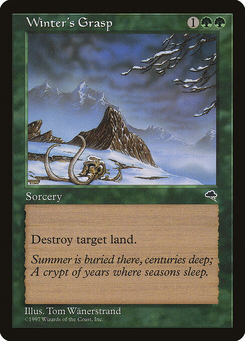 Winter's Grasp - Tempest Magic card
