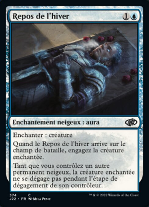 冬蛰 (Winter's Rest) - Modern Horizons (#78) - Illustrated by Mila Pesic - Magic: The Gathering Card