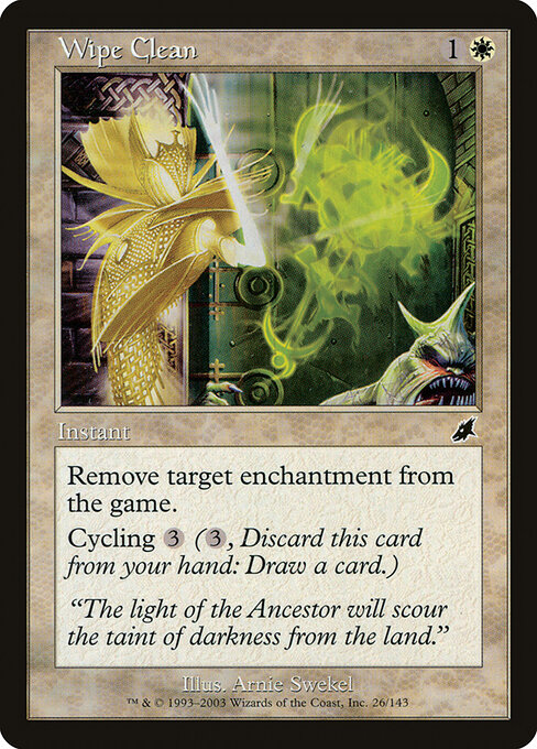 Wipe Clean - Scourge Magic card