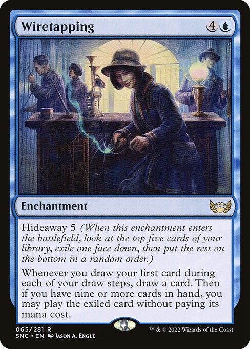 Wiretapping - Streets of New Capenna Magic card