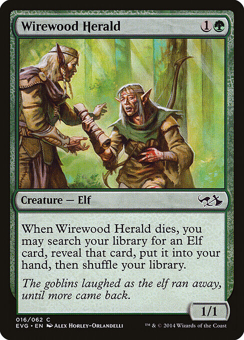 Wirewood Herald - Duel Decks Anthology: Elves vs. Goblins Magic card