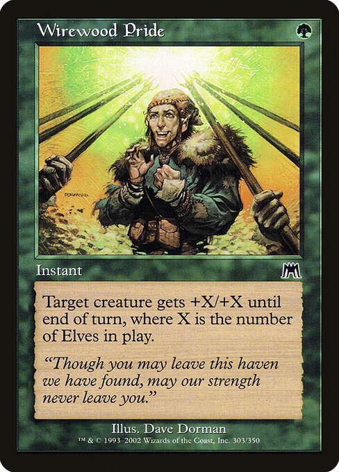 Wirewood Pride - Onslaught Magic card