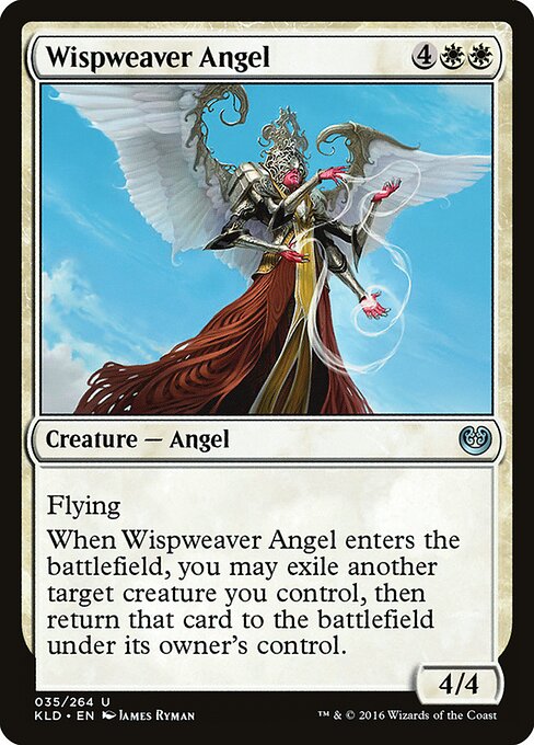 Wispweaver Angel - Kaladesh Magic card