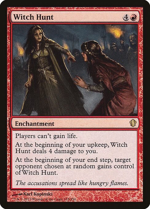 Witch Hunt - Commander 2013 Magic card