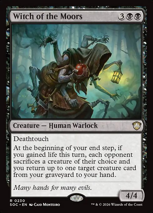Witch of the Moors - Secrets of Strixhaven Commander Magic card