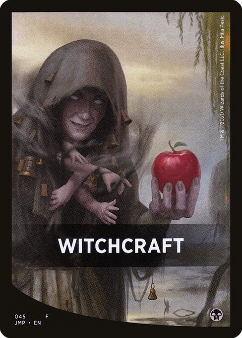 Witchcraft - Jumpstart Front Cards (#45) - Illustrated by Mila Pesic - Magic: The Gathering Card