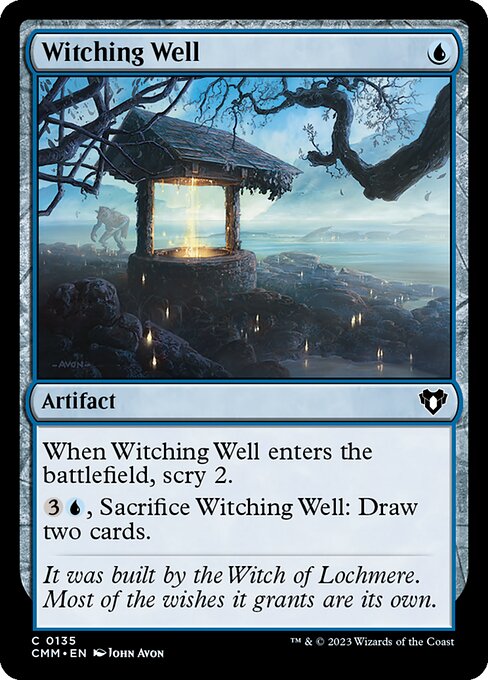 Witching Well - Commander Masters (#135) - Illustrated by John Avon - Magic: The Gathering Card