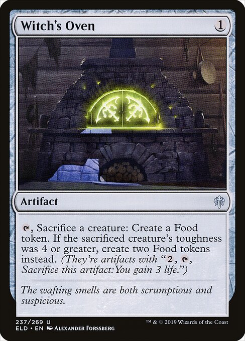 Witch's Oven - Throne of Eldraine Magic card