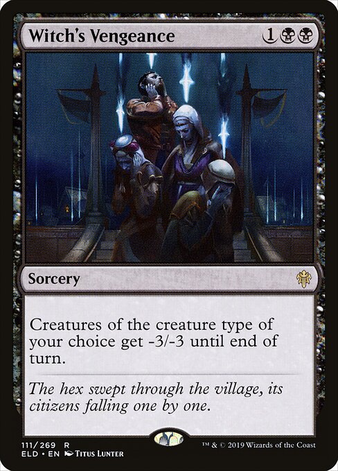 Witch's Vengeance - Throne of Eldraine Magic card