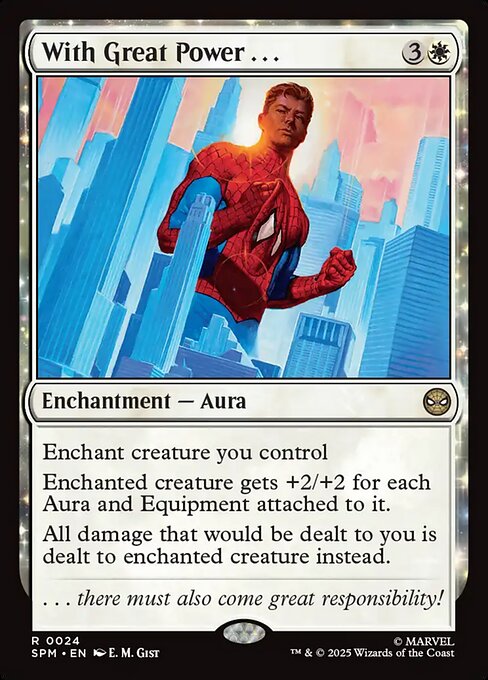 With Great Power . . . - Marvel's Spider-Man Magic card