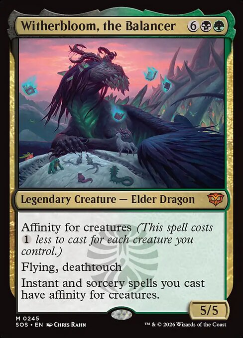 Witherbloom, the Balancer - Secrets of Strixhaven (#245) - Illustrated by Chris Rahn - Magic: The Gathering Card