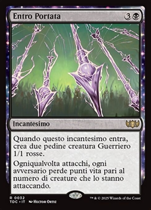 Entro Portata (Within Range) - Tarkir: Dragonstorm Commander (#32) - Illustrated by Hector Ortiz - Magic: The Gathering Card