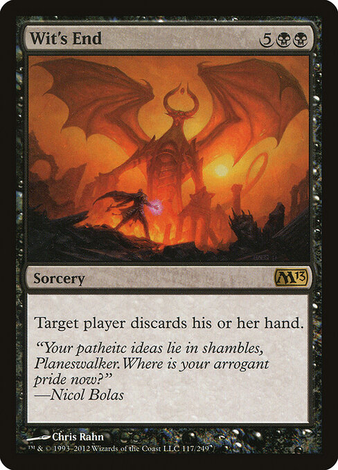 Wit's End - Magic 2013 Magic card