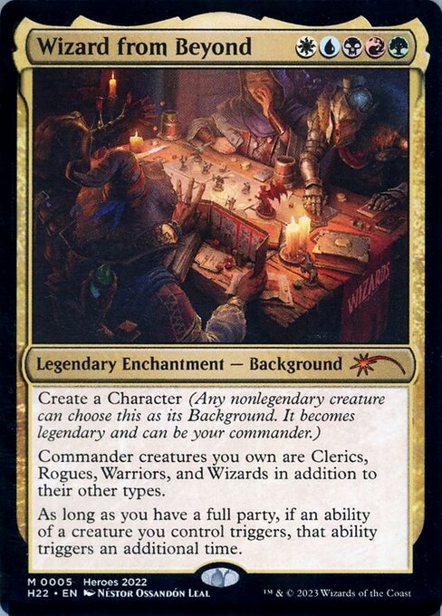 Wizard from Beyond - 2022 Heroes of the Realm Magic card