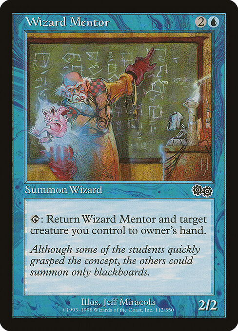 Wizard Mentor - Urza's Saga Magic card